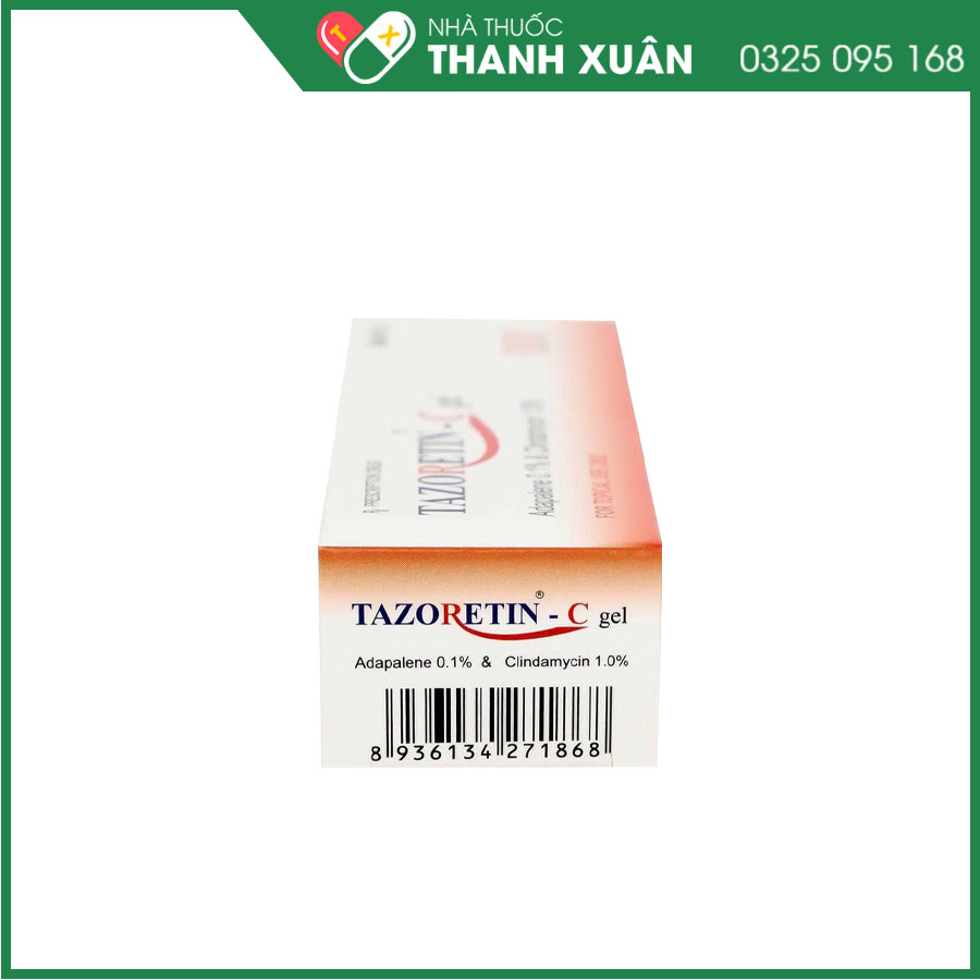 Tazoretin-C thuốc bôi ngoài da điều trị mụn trứng cá